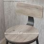 Industrial Design Bar Stools Set of 2 Image 3