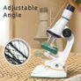 Children Microscope Kit 200x 600x 1200x Biological Science Stem Toy School Home Educational Pocket Microscope with LED Light Image 2