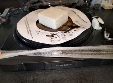 New Silvercrest turntable in wrapping