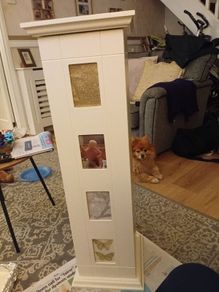 2 beautiful tall cabinets.