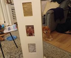 2 beautiful tall cabinets.