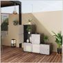 6 Cube Storage Cabinet with Doors Image 3