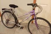 Ladies mountain bike. Large size frame  cycling perfectly