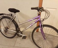 Ladies mountain bike. Large size frame  cycling perfectly