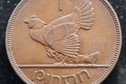 Ireland 1937 penny coin