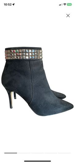 Carvela black studded boots