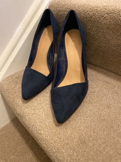 NEXT Shoes Navy Suede Heels