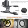 6.3 Inch Video Conference Ring Light with Ultra wide Clip, 360 Degree Rotatable Table Ring Light with Dimmable 3 Modes 10 Brightness Level for Live Streaming Desktop Reading/Makeup/Webcam/YouTube/TiK Tok (FREE POSTAGE) Image 4