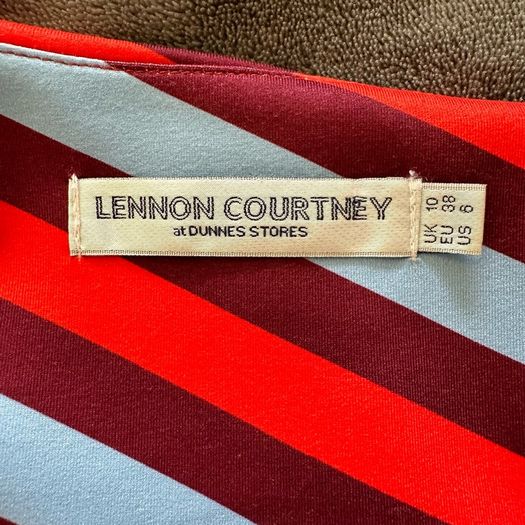 Lennon Courtney Striped Belted Blouse UK10