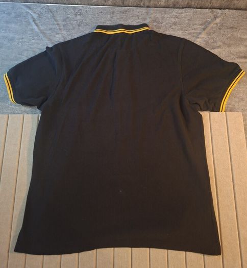 Fred Perry Polo - Black/Yellow L