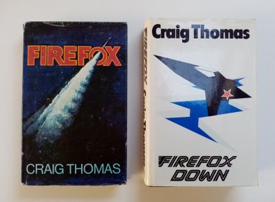 Firefox and Firefox Down - Craig thomas - Classic Thriller Books - Vintage Thriller Books