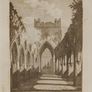 Pair 1792 Antique Prints Dunbrody Abbey Image 2