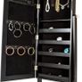 Luxury Mirror Jewellery Cabinet Black - Free Delivery Nationwide Image 2