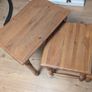 Solid Wood Nest of 3 Tables Image 2
