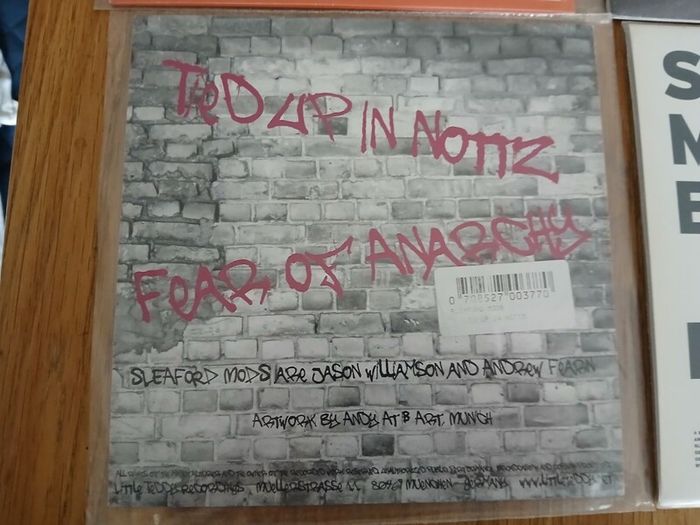 Sleaford Mods Vinyl lot plus Promo bag.