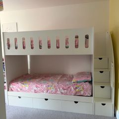 Tall Bunk with Staircase and storage