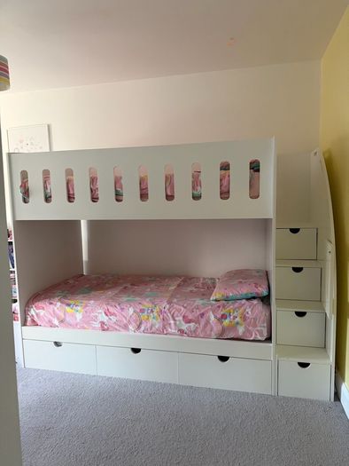 Tall Bunk with Staircase and storage