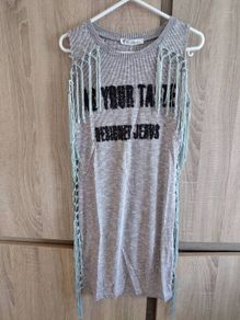 fringe dress/tunic fits xs s m