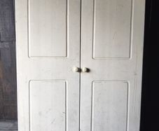 solid pine doors and IKEA table top