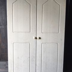 solid pine doors and IKEA table top