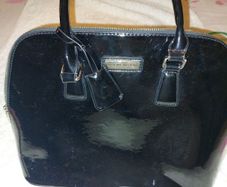 Black Patent Bag