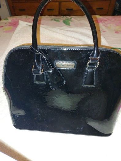 Black Patent Bag