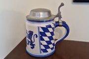 lidded beer stein