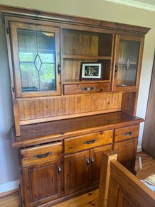 Solid Pine Display Unit/Cabinet (Very Heavy)