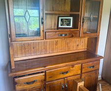 Solid Pine Display Unit/Cabinet (Very Heavy)