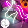 Unicorn Neon Light - 3D Novelty Acrylic Unicorn Light for Wall Decor, USB Powered LED Unicorn Signs with Switch, Unicorn Neon Signs for Bedroom, Kids Room, Party, Christmas, Girls Gift Image 2