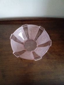 Decco pink glass bowl
