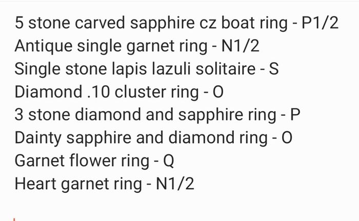 9ct Gold Rings