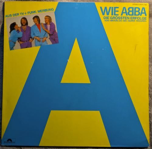 ABBA - A Wie ABBA Vinyl LP 1981, Germany press, Polidor.