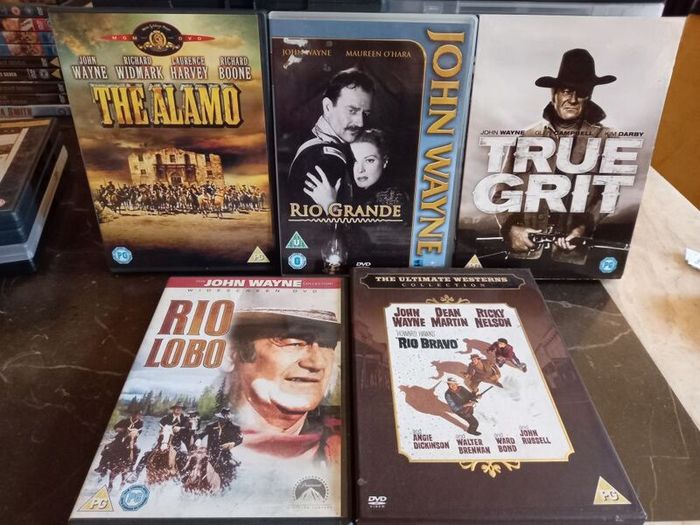 Western Movie Dvd Collection Bundle Classic Vintage Films Magnificent Seven True Grit The Alamo Etc