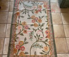 Floral Woven Rug