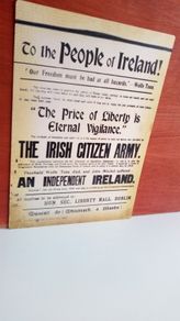 Irish Citizen Army 1913 Recruitment Notice Poster Ireland