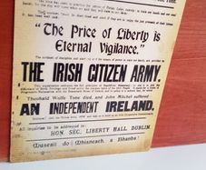 Irish Citizen Army 1913 Recruitment Notice Poster Ireland