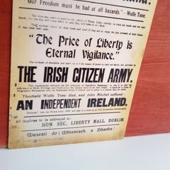 Irish Citizen Army 1913 Recruitment Notice Poster Ireland