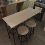 Breakfast bar and 4 stools Image 3