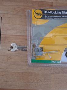 Yale Replacement Brass Rim Cylinder with 2 keys
