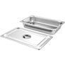 4 Pack Steam Table Pans 20.9 x 12.8 x 3.9 Inch Deep Steam Table Pan Full Size 13L Deep Food Container Stainless Steel Oven Tray Hotel Pans Anti-Jam Steam Table Food Pan Image 7