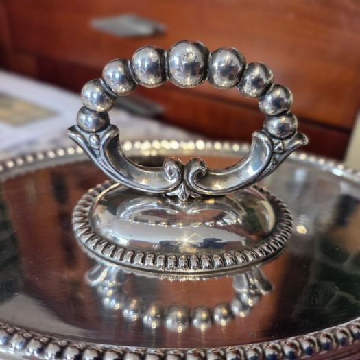 Antique entree dish