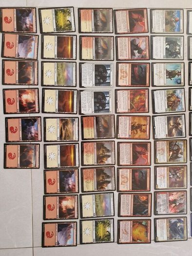 MTG Magic the Gathering Red and White Deck