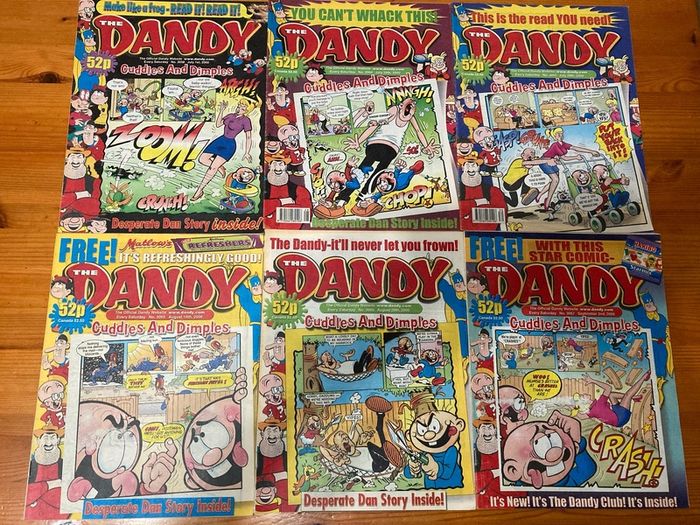 Comics: 'The Dandy' 2000,2001 and 2002 (37 numbers)