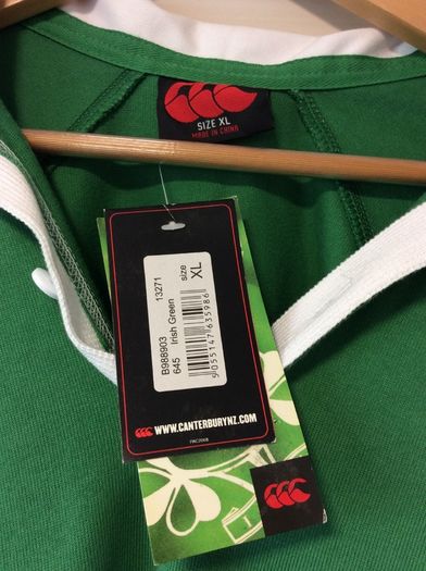 Ireland Rugby Jersey. Brand New With Tags. Triple Crown Winning Jersey From Year 2006. Official Canterbury IRFU Home Jersey. Authentic Original From The Time.