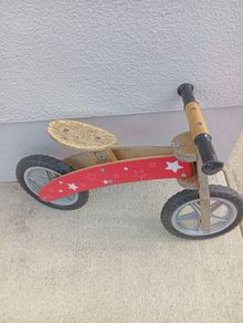 free wooden balance bike