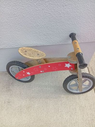 free wooden balance bike