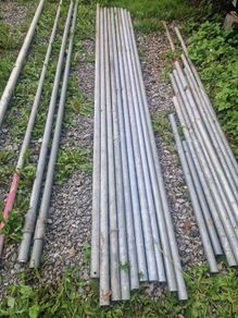 galvanised poles