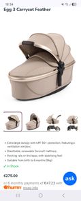 egg carry cot (bassinet)