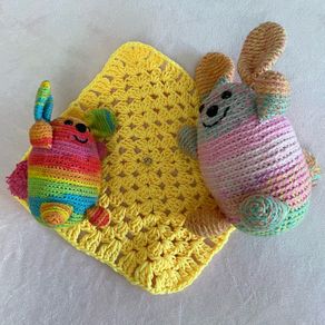 handmade knitted toys